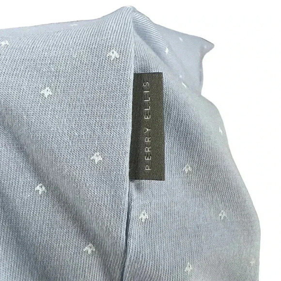 Perry Ellis Mens Short Sleeve Polo Shirt XXL Blue Arrow Print Pima Cotton New - Picture 10 of 11